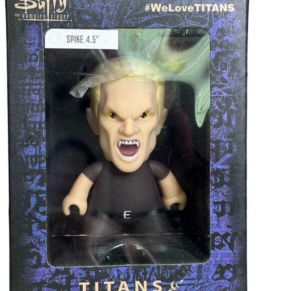 Sealed Titans Spike Buffy The Vampire Slayer Y2K Collectible - Picture 7 of 8